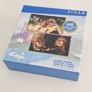 Disney Parks Pixar Up Carl & Ellie 2 Sided Puzzle 1000 Piece New 24" x 14"